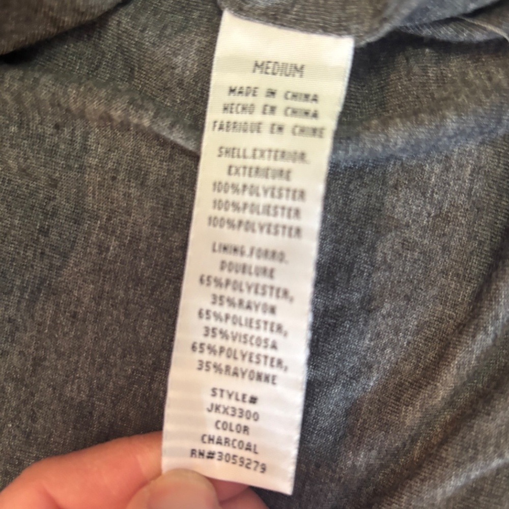Thread & Supply Gray Sherpa Hoodie - Picture 5 of 7